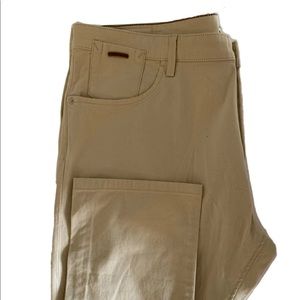 Massimo Dutti Mens Beige Khaki Chino Pants Slim Fit 40